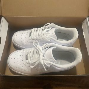 air force ones basically perfect condition worn once still in box